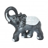 Копилка Слон индийский со стразами, серебро