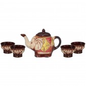 Чайны набор 5 пр. Слон с пиалами (чайник 1л, чашка 130мл)