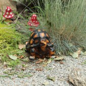 Садовая фигура Черепаха счастливая средняя, глянец