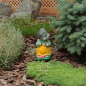 Садовая фигура Ёж с корзинкой, глянец