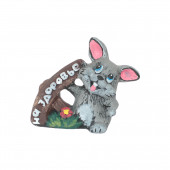Копилка Кролик На здоровье!, рисовка (цвета в ассортименте)