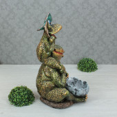 Садовая фигура Лягушки, цветная бронза (цвета в ассортименте) (Гипс)