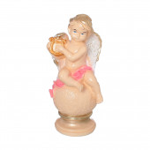 Сувенир Ангел с арфой, цветной (Гипс)