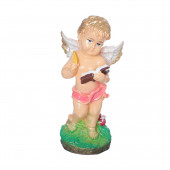 Сувенир Ангел с книгой, цветной (Гипс)