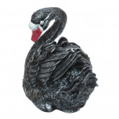 Сувенир Лебедь огромный, чёрный (Гипс)