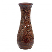 Напольная ваза Осень коричневая резка
