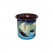 Чашка Тюльпан, цветная, Море, 150мл