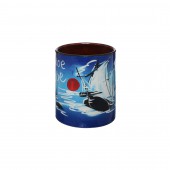 Чашка Евро, цветная, Море, 150мл