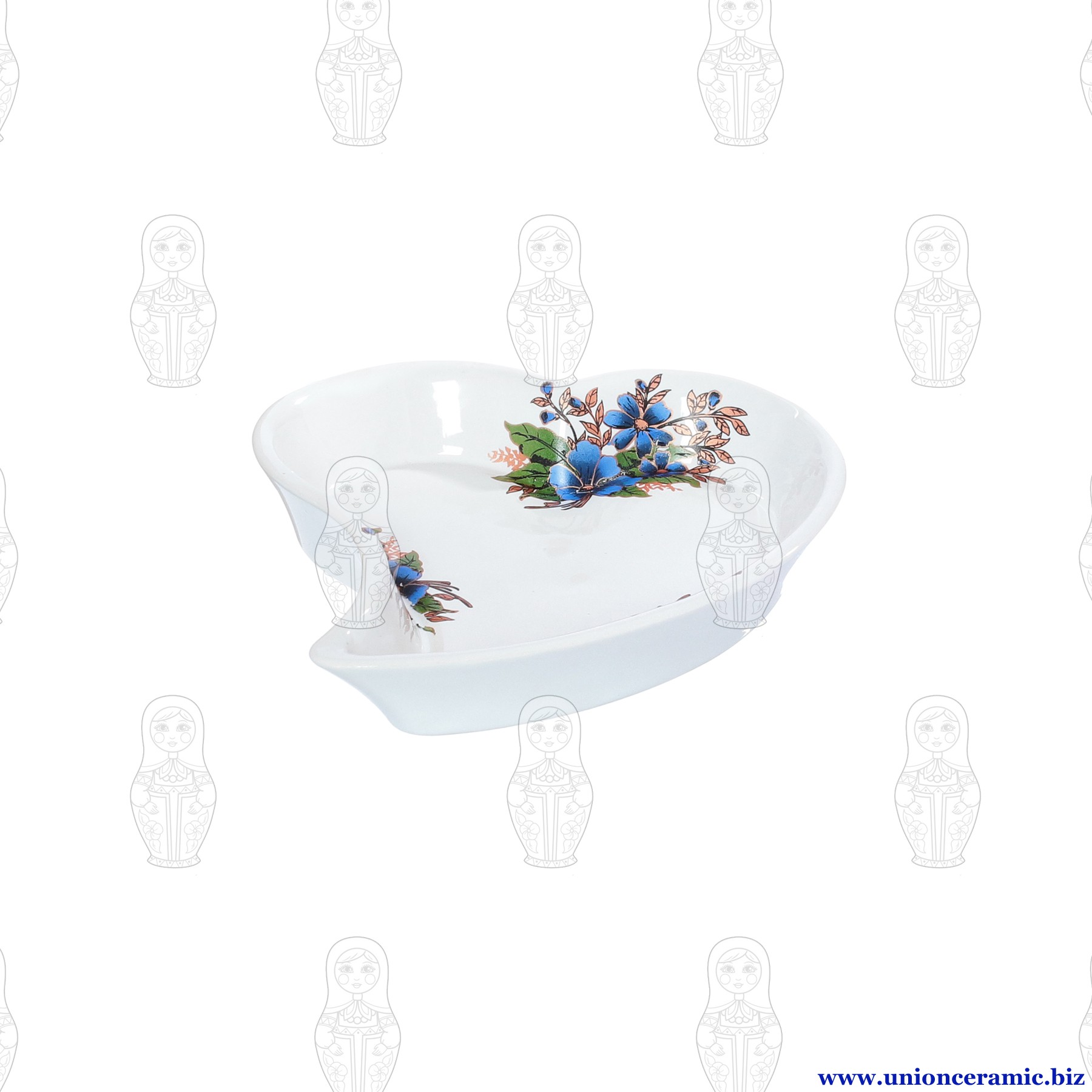 Салатник Сердце - Незабудка » Славянские Изделия - интернет склад.