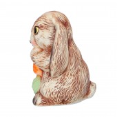 Сувенир Кролик с морковокой , шамот, с-п