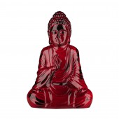 Садовая фигура Будда, красный мрамор