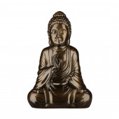 Садовая фигура Будда, чёрно-золотой