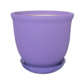 Цветочный горшок Глория, шёлк, 14л - фиолетовый