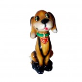 Садовая фигура, Собака Риччи, глянец, (195) цвета в ассортименте