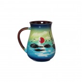 Чашка Капля, художка, цветная, Море, 400 мл
