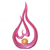 Сувенир Статуэтка Трио, розовый перламутр