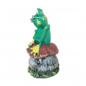 Садовая фигура Лягушка на грибе №2 (Гипс)