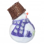 Сувенир гипсовый Снеговик в вышиванке