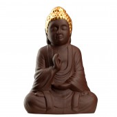 Сувенир Будда, коричневый с золотом