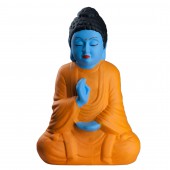 Сувенир Будда, синий в жёлтом