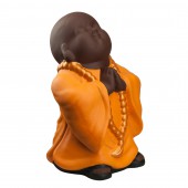 Сувенир Буддистский монах, коричневый в жёлтом