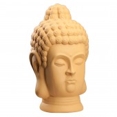 Сувенир Голова Будды, бежевая, матовая