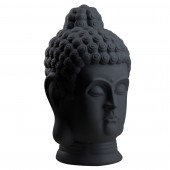 Сувенир Голова Будды, чёрная, матовая