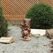 Садовая фигура, Утка-дровосек, шамот