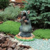 Садовая фигура Крыса на посдолнухе, глянец