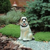 Садовая фигура Собака Алабай, глянец