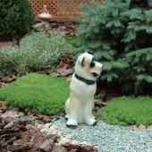 Садовая фигура Собака Алабай, глянец
