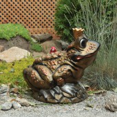 Садовая фигура Лягушка-царевна, бронза