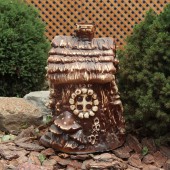 Садовая фигура Сказочный домик, шамот