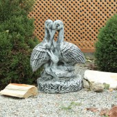 Садовая фигура Семья аистов, камень