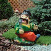 Садовая фигура Гопак с фонарём, глянец