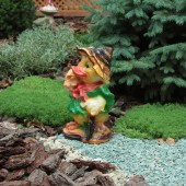 Садовая фигура Утка-дровосек, глянец