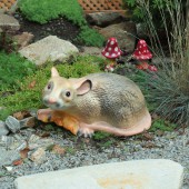 Садовая фигура Крыса лежачая, глянец