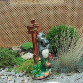 Садовая фигура Волк №3, глянец