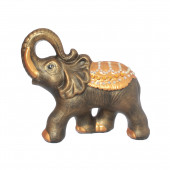 Копилка Слон индийский со стразами, золото