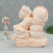 Садовая фигура Мальчик с девочкой, слоновая кость (Гипс)