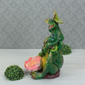 Садовая фигура Лягушки, задувка, глянец (цвета в ассортименте) (Гипс)