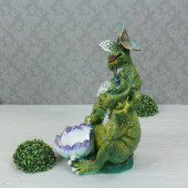 Садовая фигура Лягушки, цветной камень (цвета в ассортименте) (Гипс)