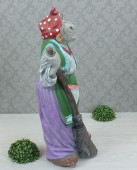 Садовая фигура Яга, цветной камень (Гипс)