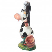 Садовая фигура Корова с ведром WELCOME (Гипс)