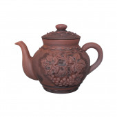 Чайник заварочный Рябина (304) 1,8л (красная глина)