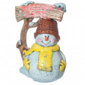 Садовая фигура Снеговик средний №1 (Веселих Свят) (Гипс)