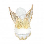 Сувенир Ангел с чашей, цветной №58 (Гипс)