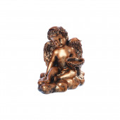 Сувенир Ангел с подсвечником, малый бронза(77) (Гипс)