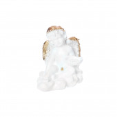 Сувенир Ангел с подсвечником малый, золото (77) (Гипс)