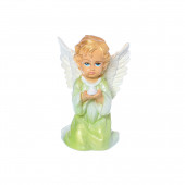 Сувенир Ангел-девочка с голубем, цветной (Гипс)